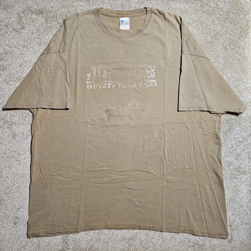 Vintage Y2k Thrashed Stained Graphic T-shirt Mens 2XL Grunge Destroyed Burnout