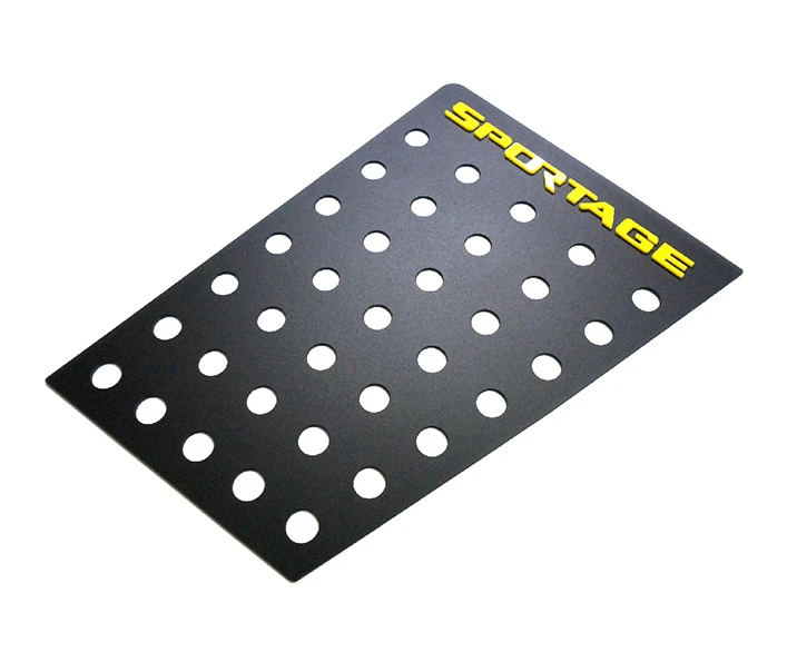 Panel de placa deportiva de vidrio para ventana pilar C amarillo 2p para Kia Sportage 2011-2015 Foto 4 de 4