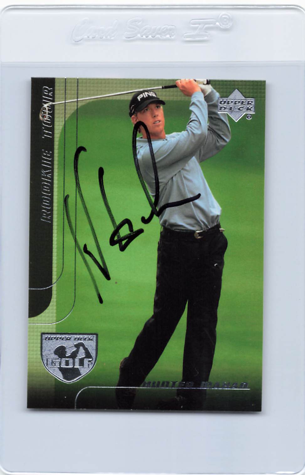 2004 Upper Deck Golf #115 Hunter Mahad Signed Auto *J8933