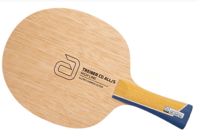 Andro Treiber CO ALL/S - Small FL Handle Type, Table Tennis and Ping Pong Blade