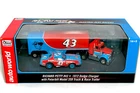 AutoWorld X-Traction #43 Richard Petty DODGE CHARGER Tractor Trailer CP7900 Lit!