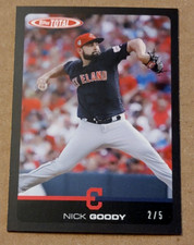2019 Topps Total #629B Nick Goody Black Parallel 2/5 Made - Indians