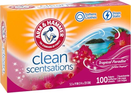 ARM & HAMMER Fabric Softener Sheets, Tropical Paradise, 100 ct - Picture 9 of 9