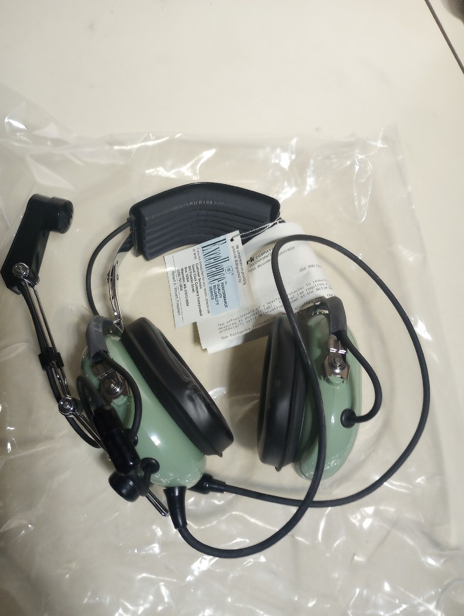 New David Clark Aviation Headset Model H3330 PN 12508G-02 | eBay