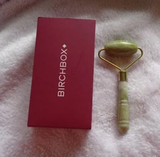 New Birchbox Jade Green Marble Face Roller 4 inch