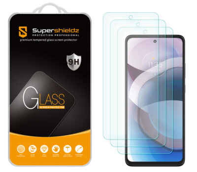3XSupershieldz Tempered Glass Screen Protector for Motorola One 5G Ace/Moto G 5G