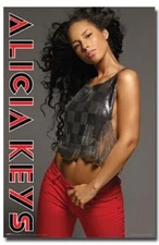 ALICIA KEYS POSTER Super Hot and Sexy RARE NEW 24X36 - PRINT IMAGE PHOTO