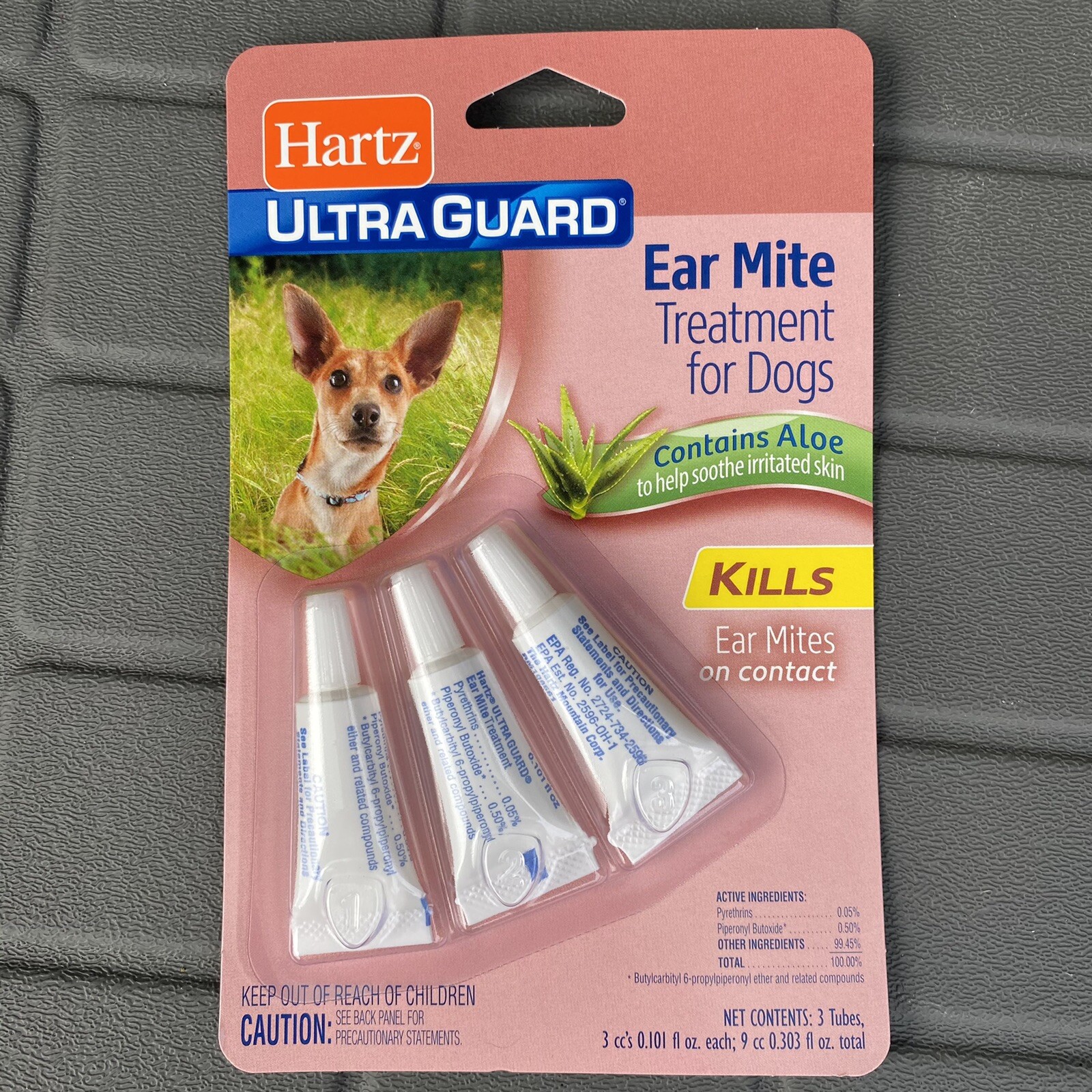 Max 40 OFF Hartz UltraGuard EAR MITE TREATMENT for w Dogs Supplie Pet ALOE