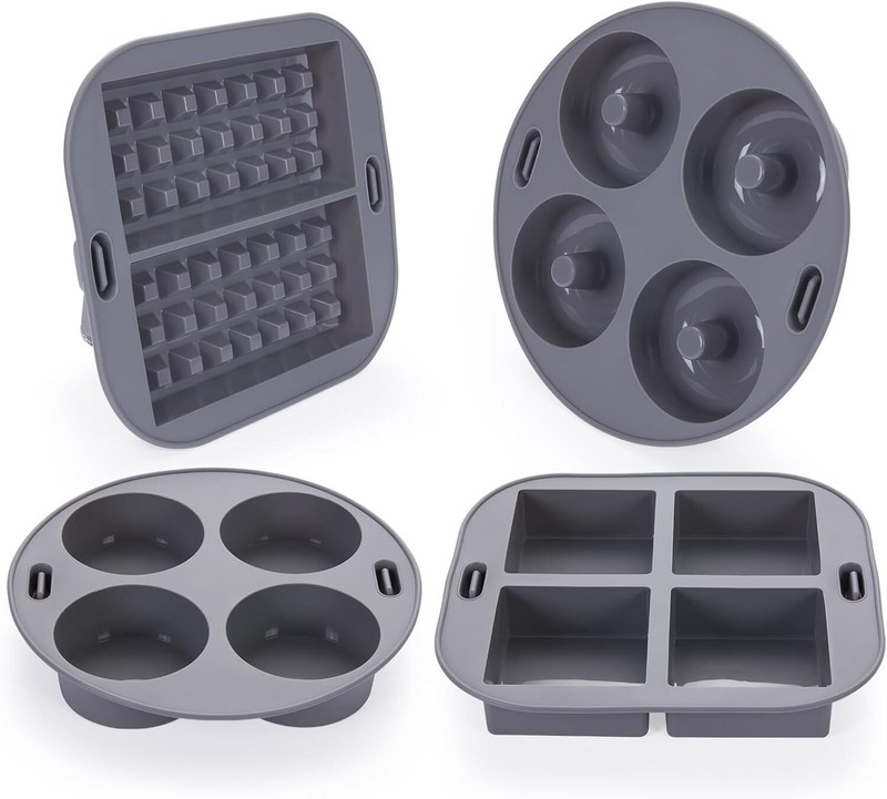 Silicone Air Fryer Liners – Set of 4 Reusable Air Fryer Liners 
