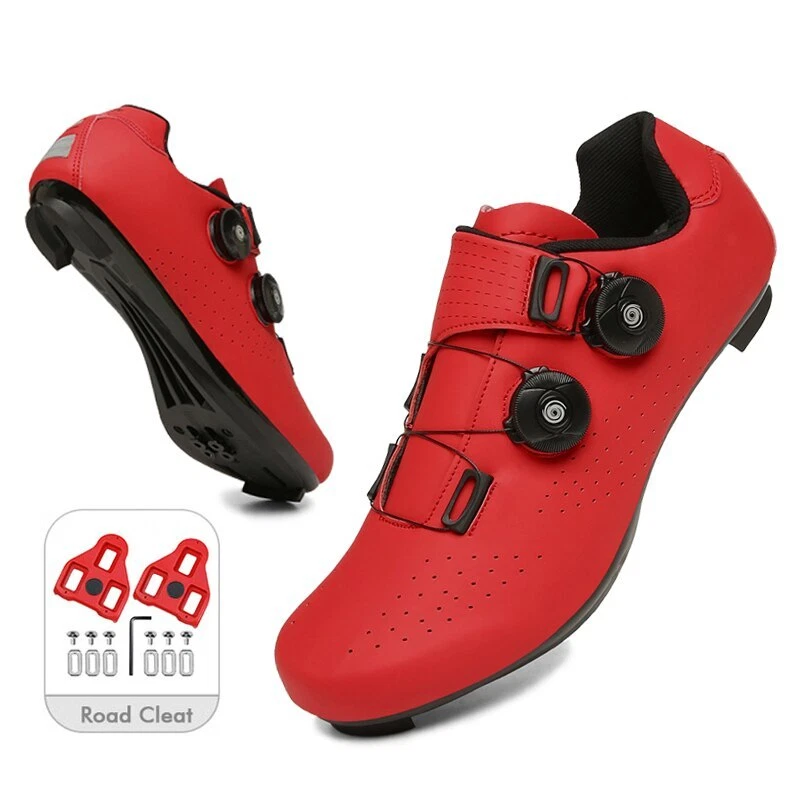 Zapatos de ciclismo de carretera Tenis para hombre MTB Autobloqueantes Zapatos de bicicleta con tacos SPD Foto 4 de 4