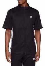 Adidas Originals Herren Adibreak Snap Noir Kurz & Langarm Jacke Neu mit Etikett