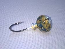 Tog Jigs FOOTBALL White Catyelblu  Blackfish Tautog 2X STRONG HOOKS 1oz 2oz 3oz 