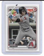 2020 Bowman Paper Prospects Baseball #BP27 Kristian Robinson RC (Diamondbacks)