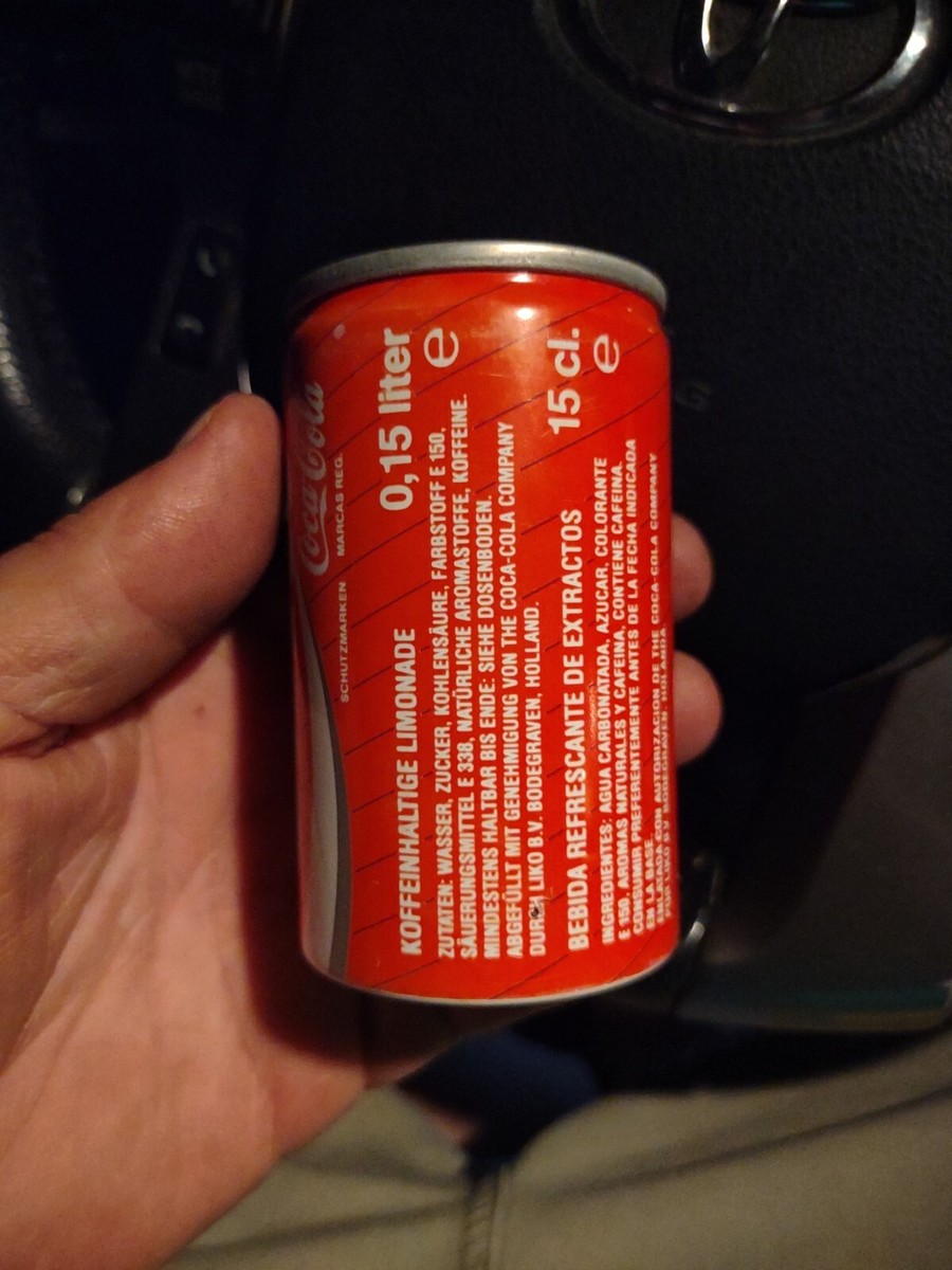 Coca-Cola ソーダファンテン記念品　非売品　アンティーク Vintage 1989 Coca Cola Coke Soda 150ml Can Collectible Advertising