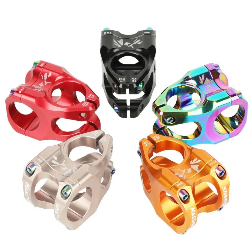 Ultralight Alloy Bicycle Short Stem 31.8mm*35mm MTB Mountain Bike Handlebar Stem - Image 3 of 4