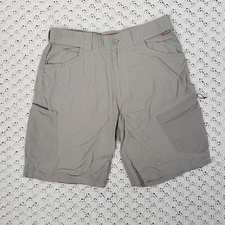 Simms Mens Cargo Fishing Stretch Lightweight Performance Shorts Tan - Medium