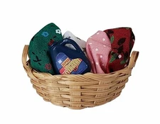  Miniature Dollhouse Laundry Basket With Detergent 1:12 Scale New