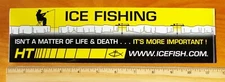 Icefishing Sticker Decal Ice Fishing HT Enterprises Wisconsin WI Fisherman Fish