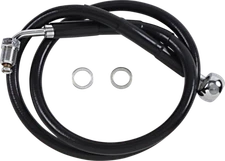 Drag Specialties 1741-5810 Extended Stainless Steel Front Brake Line Kit