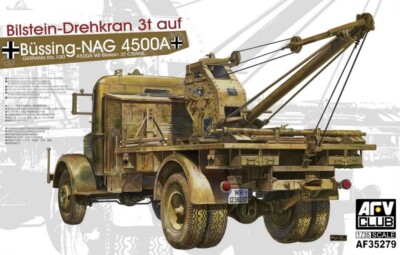 AFV Club AF35279 1/35 German Kfz.100 Bussing Nag 4500A W/ Bilstein 3T Crane