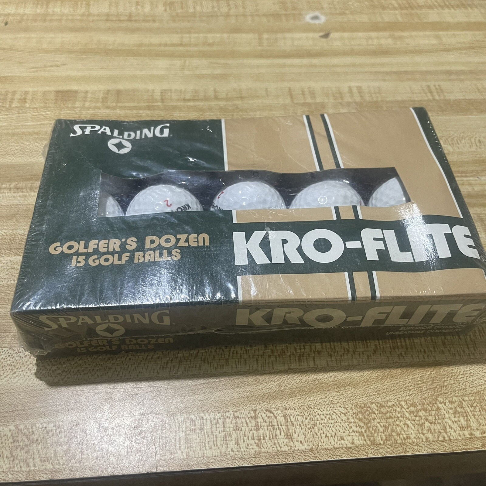 SPALDING KROFLITE Golf Balls Golfer's Dozen 15 Balls NIB Made in USA
