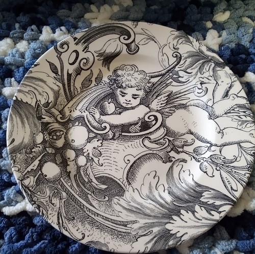 Copeland And Garrett Cherub Small Plate Diameter 7.75" 1997