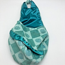 Disney Parks Babies Little Mermaid Ariel Baby Plush Swaddle Blanket Pouch 10"