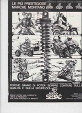 advertising Pubblicità -AMMORTIZZATORI MOTO SEBAC 1979 -RICAMBI MOTO  EPOCA