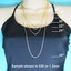 thumbnail 2 - 14K Gold over 925 Sterling Silver Diamond Cut Rope Chain Necklace All Sizes