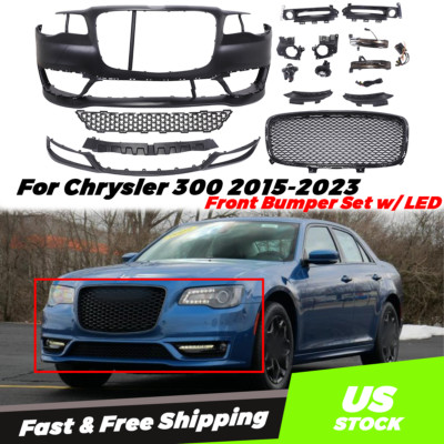 Front Bumper Cover Complete Kit For Chrysler 300C 300 C SRT8 SRT 8 SRT-8 15-23