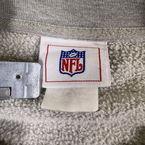 NFL Indianapolis Colts Crewneck Long Sleeve Gray Blue Sweatshirt Size - Picture 12 of 13