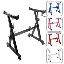 5Core Keyboard Stand Z Style w Wheels Adjustable Heavy Duty for 54–88 Key Pianos