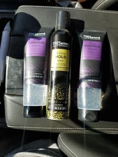TRESemmé Hair Gel W/ Coconut Oil Mega Control 9 oz Set of 2 +  Extra Hold Mousse