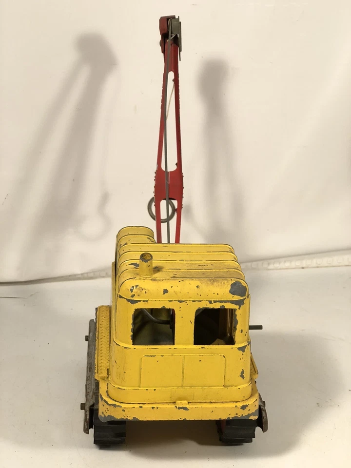 Vintage Hubley Steam Shovel Excavator Wood Wheels Pressed Steel Made In USA - Image 2 of 4