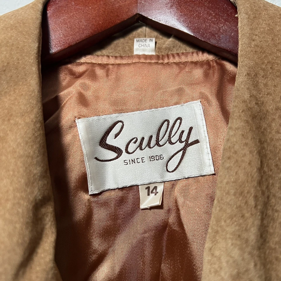 Scully Womens Suede Fringe Jacket Size 14 - Image 3 of 4