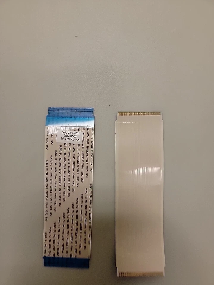 JVC EM55FTR T-Con Board To LED Screen LVDS Ribbon Cables 0460-2888-0021 - Image 2 of 4