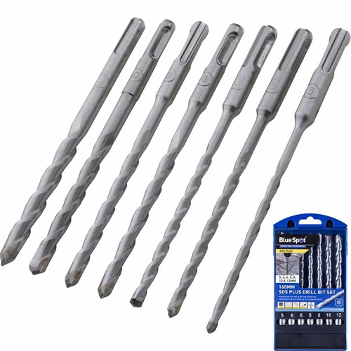 BlueSpot 7pc SDS Plus Masonry Hammer 