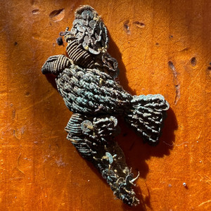 WWII German Luftwaffe Officer Breast Eagle Bullion Wire Silver Uniform Patch WW2