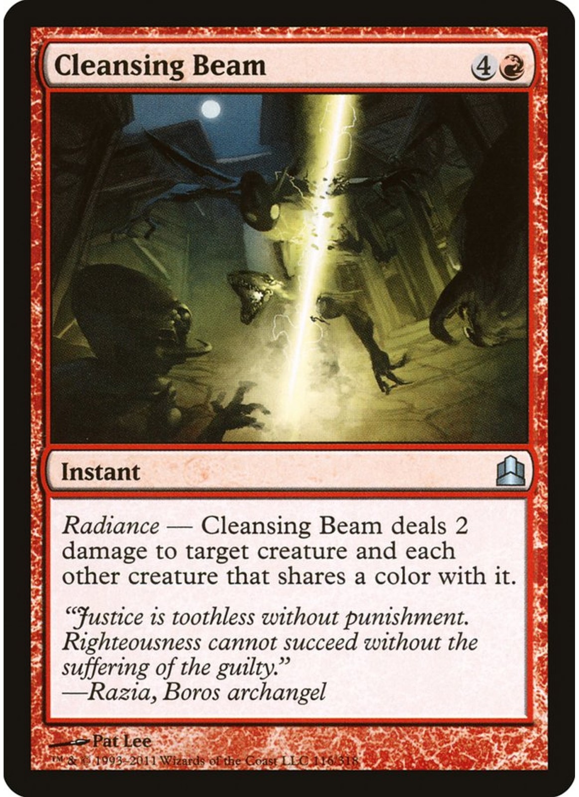 Cleansing Beam #116 Commander NM
