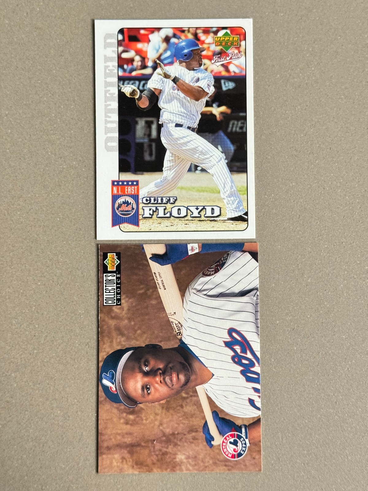 Cliff Floyd -- 2006 Upper Deck (First Pitch) -- NY Mets + Expos