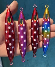 300g 400g  BLUEFIN  TUNA  Bomb  KNIFE JIGS - Eddie Glow Heavy  Ocean Jig  Glow