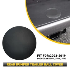 Fits For Ram Dodge 1500 3500 2500 Rear Bumper Step Pad Towing Trailer Ball Cover