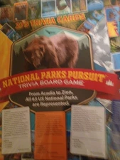 National Parks Pursuit Trivia Game 275 Questions, 2-6 Players, Family Game