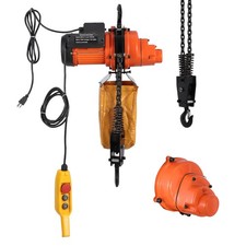 2200 LBS Electric Chain Hoist 750W Heavy Duty Double Chain Electric Lift Hoist