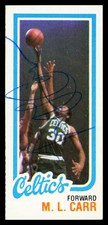 M.L. Carr Autographed 1980-81 Topps Card #35 Boston Celtics