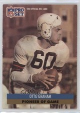 1991 Pro Set Special Inserts Otto Graham #4 HOF 1pj5