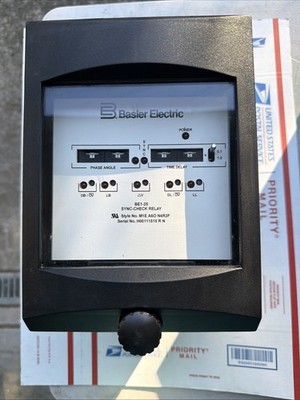 BASLER ELECTRIC BE1-25 SYNC-CHECK RELAY  M1E A6O N4R3F