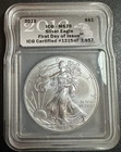 2012 American Silver Eagle ICG MS70 - FIRST DAY OF ISSUE
