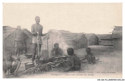 CAR-AGIP12-0668-MAGAGASCAR - Mahavavy baking a turtle