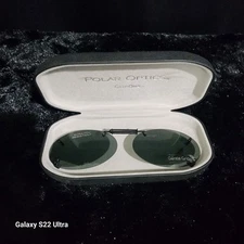 Polar Optics Oval Gentle Grip Scratch Resistant Glasses Clip on